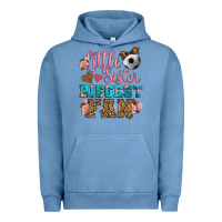 Pigment Pebble Blue little sister biggest fan soccer Urban Hoodie - HRA Design Shop