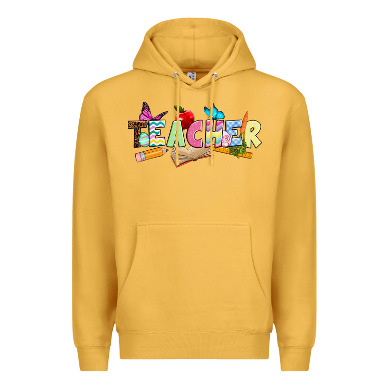 Easter Teacher Easter Day Premium Hoodie by Neo Western | Teevron