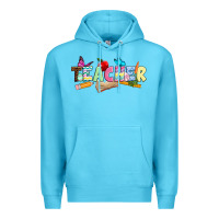 Ocean Blue Easter Teacher Easter Day Premium Hoodie - Neo Western
