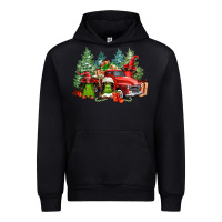 Black merry christmas truck afro gnomies Urban Hoodie - FaDigitalArtStudio