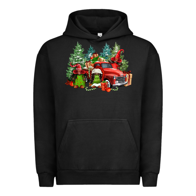 Merry Christmas Truck Afro Gnomies Urban Hoodie by FaDigitalArtStudio | Teevron