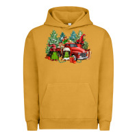 Pigment Peanut Butter merry christmas truck afro gnomies Urban Hoodie - FaDigitalArtStudio