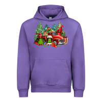 Tulip merry christmas truck afro gnomies Urban Hoodie - FaDigitalArtStudio