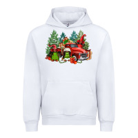 White merry christmas truck afro gnomies Urban Hoodie - FaDigitalArtStudio