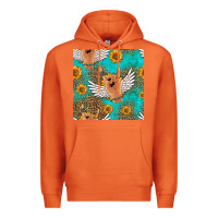 Carrot rock n roll hands seamless pattern Premium Hoodie - HRA Design Shop