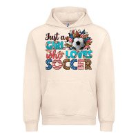 Sandshell just a girl who loves soccer Urban Hoodie - HRA Design Shop