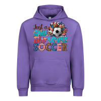 Tulip just a girl who loves soccer Urban Hoodie - HRA Design Shop