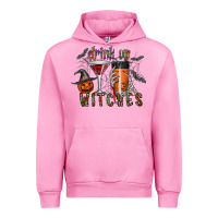 Fuchsia Pink drink up witches Urban Hoodie - CowhideDigitalArt