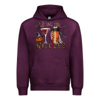Mauve Wine drink up witches Urban Hoodie - CowhideDigitalArt