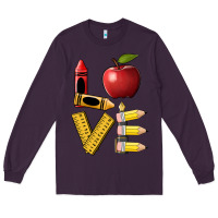 Plum love teacher Long Sleeve Tee - BarkalooDesign