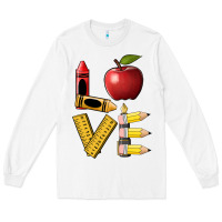 White love teacher Long Sleeve Tee - BarkalooDesign