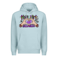 Blue Mist this girl loves halloween Premium Hoodie - CowhideDigitalArt