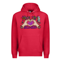 Cardinal this girl loves halloween Premium Hoodie - CowhideDigitalArt