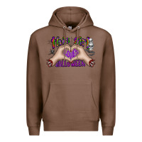 Chestnut this girl loves halloween Premium Hoodie - CowhideDigitalArt