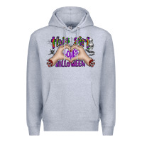 Heather Grey this girl loves halloween Premium Hoodie - CowhideDigitalArt
