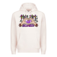 Pale Pink this girl loves halloween Premium Hoodie - CowhideDigitalArt