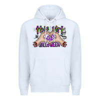 White this girl loves halloween Premium Hoodie - CowhideDigitalArt