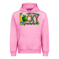 Fuchsia Pink St. Patrick's Day one lucky teacher Urban Hoodie - Neo Western