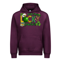 Mauve Wine St. Patrick's Day one lucky teacher Urban Hoodie - Neo Western