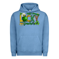 Pigment Pebble Blue St. Patrick's Day one lucky teacher Urban Hoodie - Neo Western