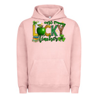 Pigment Salmon St. Patrick's Day one lucky teacher Urban Hoodie - Neo Western