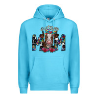 Ocean Blue autism mom 2 Premium Hoodie - SublimationCraftShop