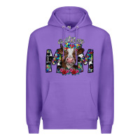 Purple autism mom 2 Premium Hoodie - SublimationCraftShop