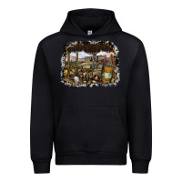 Foreset Green wild west Urban Hoodie - SublimationCraftShop