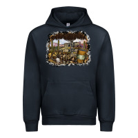 Navy wild west Urban Hoodie - SublimationCraftShop