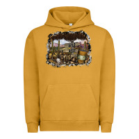 Pigment Peanut Butter wild west Urban Hoodie - SublimationCraftShop