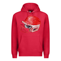 Cardinal red softball helmet fa element Premium Hoodie - FaDigitalArtStudio