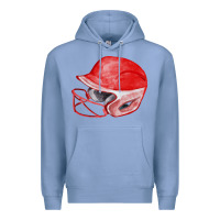 Colony Blue red softball helmet fa element Premium Hoodie - FaDigitalArtStudio