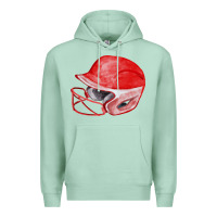 Red Softball Helmet Fa Element Premium Hoodie | Teevron
