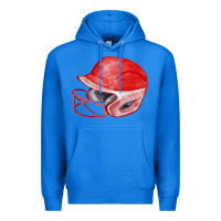 True Royal red softball helmet fa element Premium Hoodie - FaDigitalArtStudio