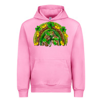 Fuchsia Pink St. Patrick's Day rainbow Urban Hoodie - Neo Western