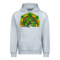 Heather Grey St. Patrick's Day rainbow Urban Hoodie - Neo Western