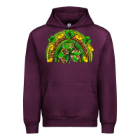 Mauve Wine St. Patrick's Day rainbow Urban Hoodie - Neo Western