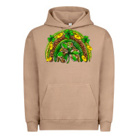 Pigment Burro St. Patrick's Day rainbow Urban Hoodie - Neo Western