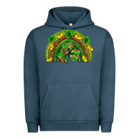 Pigment Midnight Navy St. Patrick's Day rainbow Urban Hoodie - Neo Western