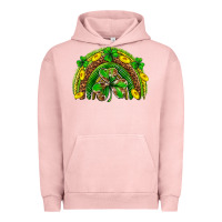Pigment Salmon St. Patrick's Day rainbow Urban Hoodie - Neo Western