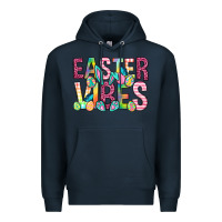 Navy Easter vibes Easter Day Premium Hoodie - Neo Western