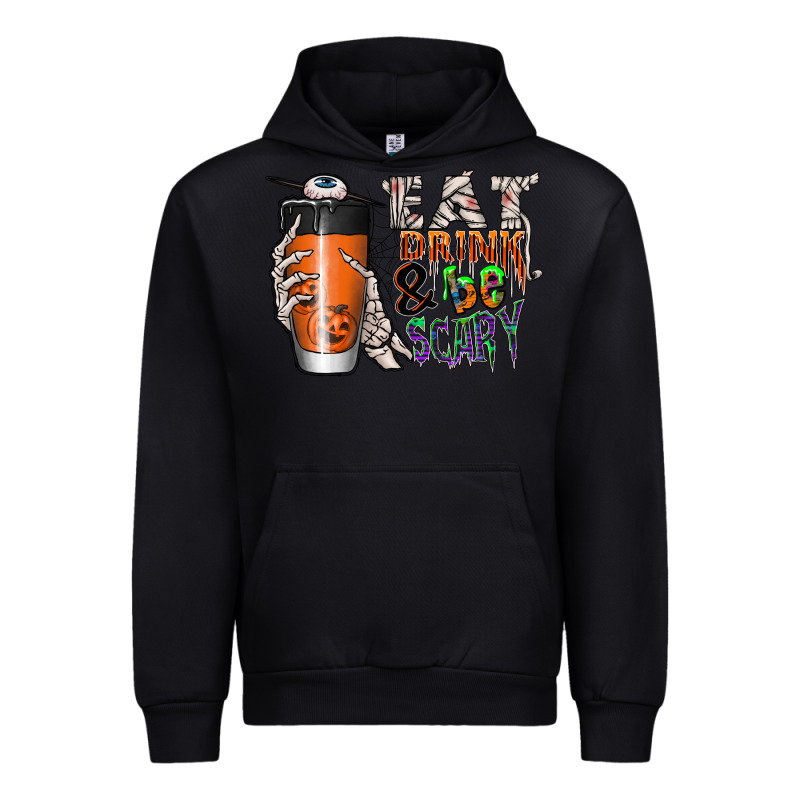 Eat Drink Be Scary Urban Hoodie by CowhideDigitalArt | Teevron