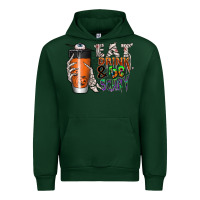 Forest Green Eat drink be scary Urban Hoodie - CowhideDigitalArt