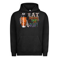 Pigment Black Eat drink be scary Urban Hoodie - CowhideDigitalArt