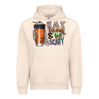 Sandshell Eat drink be scary Urban Hoodie - CowhideDigitalArt