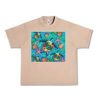 Burro Turtle summer seashells starfish seaweed Urban Heavy Tee - Artiststas