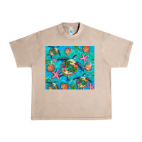 French Oak Turtle summer seashells starfish seaweed Urban Heavy Tee - Artiststas