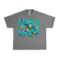Tornado Turtle summer seashells starfish seaweed Urban Heavy Tee - Artiststas