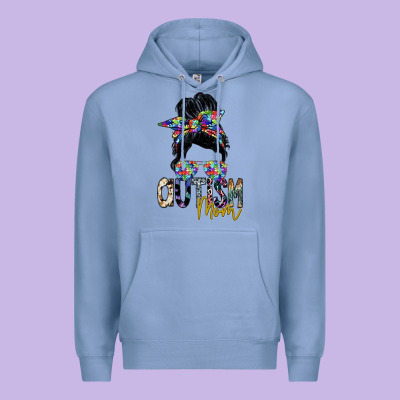 Autism Mom Premium Hoodie Designed By Sublimationcraftshop