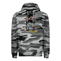 Slate Camo autism mom Premium Hoodie - SublimationCraftShop